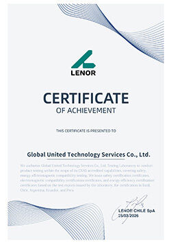 CHINA Global United Technology Services Co.,Ltd. zertifizierungen